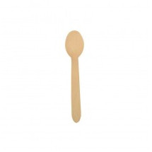 10 Cucharas, madera biodegradable gama Pure 15,7 cm