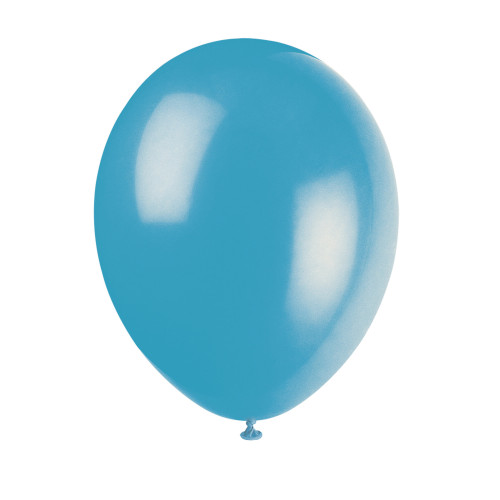 10 globos color turquesa (30 cm) - L&iacute;nea Colores B&aacute;sicos