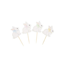 10 palillos para cóctel Mi Conejito 8 cm