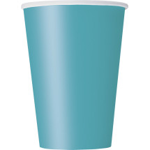 10 vasos grandes color aguamarina - Línea Colores Básicos