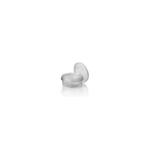 50 Envases transparente con cierre herm&eacute;tico de seguridad 300 ml &Oslash; 11,8 cm &middot; 5,1 cm