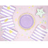 6 platos morados pastel de papel (18 cm) - Yummy