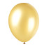 8 globos dorados metalizados (30 cm) - L&iacute;nea Colores B&aacute;sicos