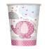 8 vasos rosas - Umbrellaphants Pink