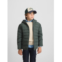 Abrigo kids reversible marino verde