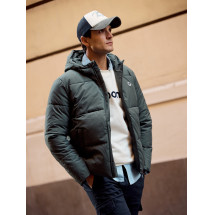 Abrigo tecnico capucha warm verde