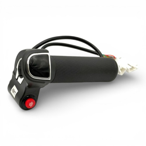 Acelerador El&eacute;ctrico 6 Pines 48V con Indicador y Bot&oacute;n