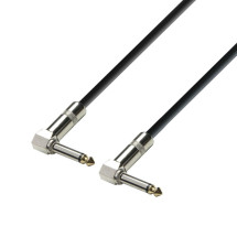 ADAM HALL K3IRR0030 CABLE INSTRUMENTO JACKS ACODADOS MONO 6.3 MM 30CM