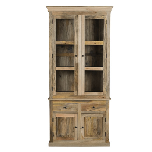 Alacena r&uacute;stica de madera de mango ONNA 2 puertas