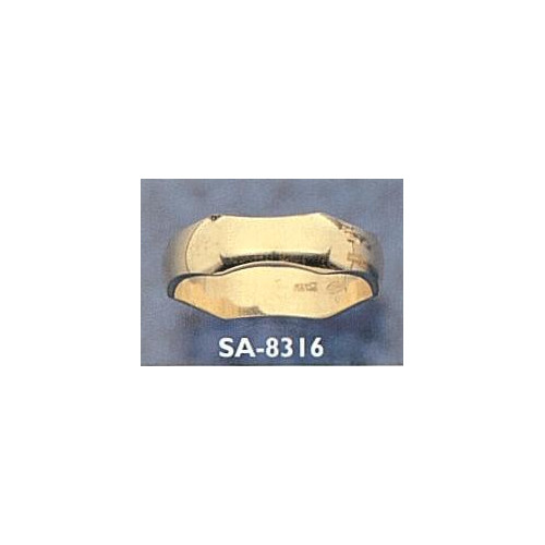 Alianza oro amarillo 18 kilates SA-8316 anillo de boda