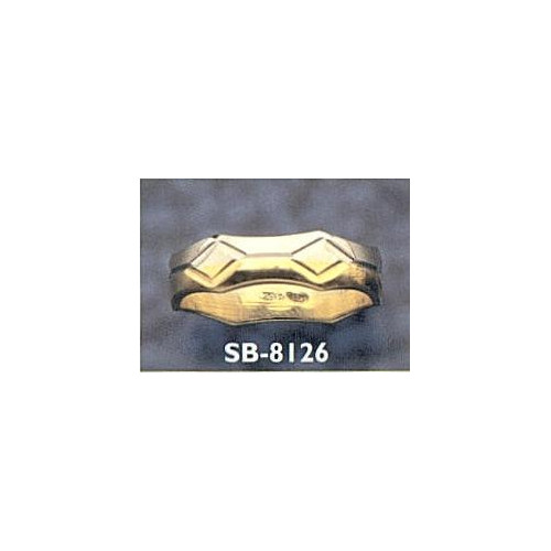 Alianza oro bicolor dos oros 18 kilates Europa SB-8126