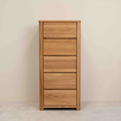 Aparador C&oacute;moda de madera maciza de roble Elsa 5 | NordicStory