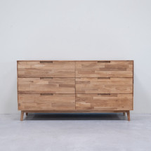 Aparador Cómoda de madera maciza roble Escandi 4 | NordicSto...