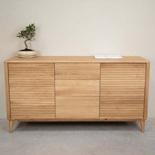 Aparador Comoda de madera maciza roble Oxford 3.2.3 | NordicStory