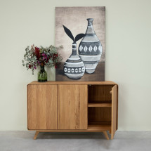 Aparador de madera maciza roble Geneva 2 | NordicStory