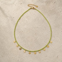 Apple Necklace Green