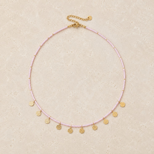 Apple Necklace Pink