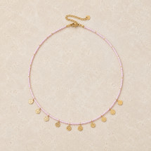 Apple Necklace Pink