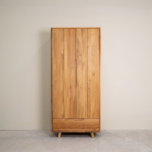 Armario para ropa de madera maciza roble Geneva | NordicStor...