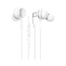 Auriculares Cascos Estéreo TD-62 para Móviles con USB-C Blan...