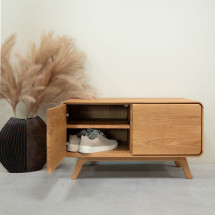 Banco de madera maciza roble Geneva | NordicStory