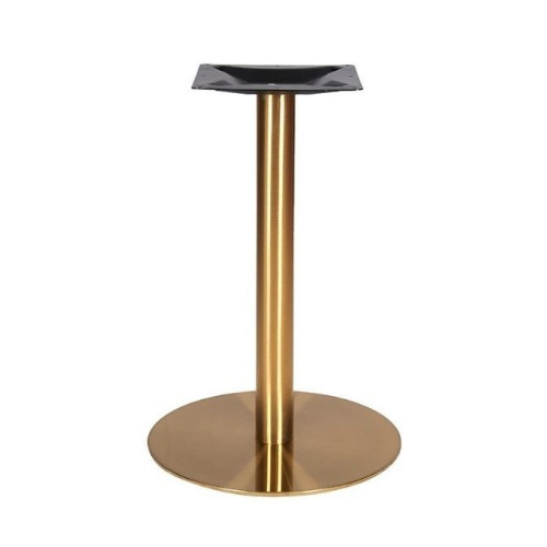 Base de mesa acero inoxidable oro 45 - 50 - 60 cm