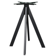 Bases mesa acero negro California 4 patas