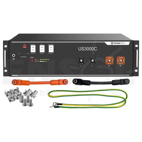 Bateria L&iacute;tio Pylontech US3000C 48V 3,6KWH