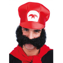 Bigote Mario en bolsa con gancho