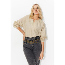 Blusa de rayas bicolor