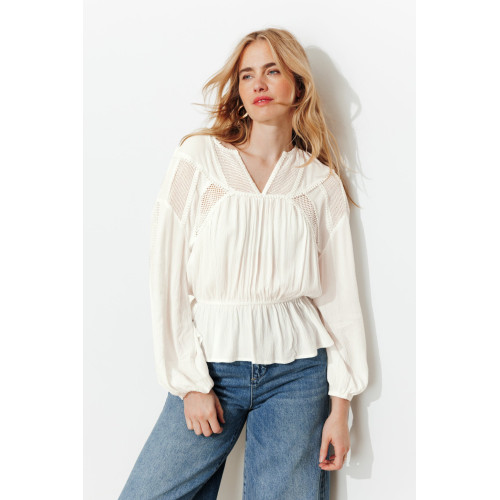 Blusa retro lisa