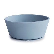 Bol con ventosa Mushie solid powder blue