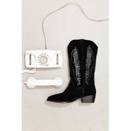 Botas western de piel