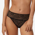 Braga midi Ysabel Mora de encaje floral con transparencias
