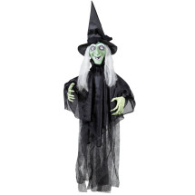 Bruja Animada con Ojos Luminosos 60 cms