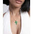 Cadena con cruz Viceroy 2302C100-42 agata topacio mujer