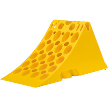 Calzo de rueda R560 DIN 76051 camión plástico con pletina an...