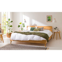 Cama de madera maciza de roble Escandi 2 | NordicStory