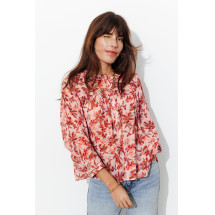 Camisa de gasa estampada