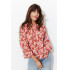 Camisa de gasa estampada