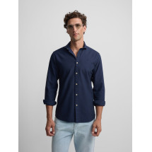 Camisa sport estructura logo azul marino