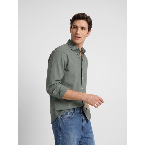 Camisa sport estructura verde