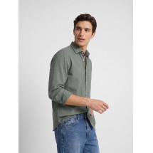 Camisa sport estructura verde