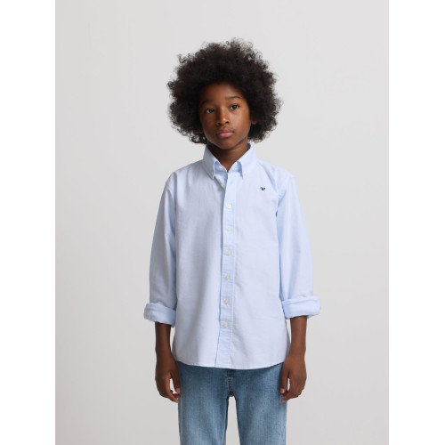 Camisa sport kids clasica oxford celeste