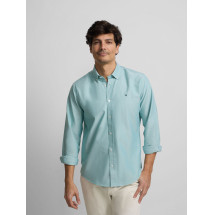 Camisa sport oxford verde medio