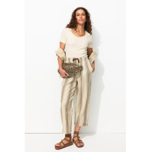 Camiseta canalé cuello corazón