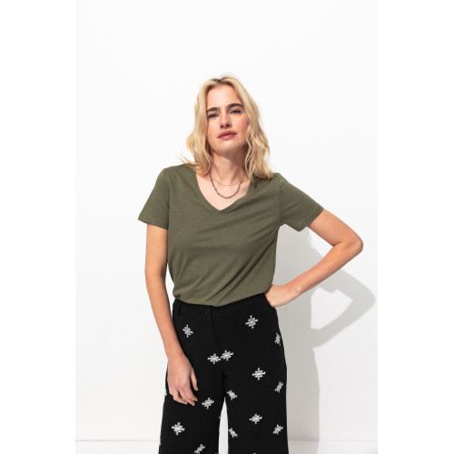 Camiseta cuello de pico