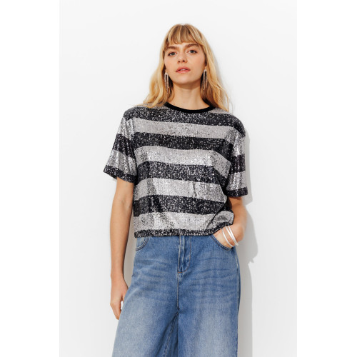 Camiseta de lentejuelas