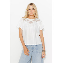 Camiseta con malla mujer