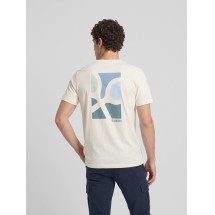 Camiseta poster raquetas crema